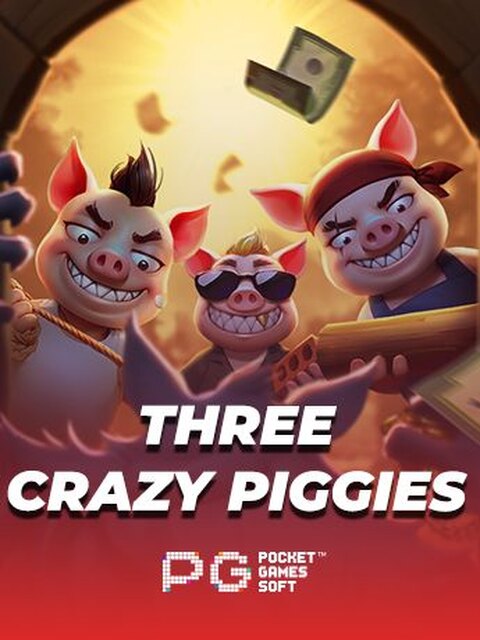 Portada del juego Three Crazy Piggies